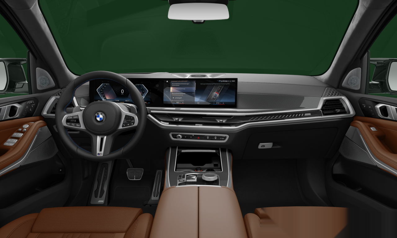 Interior of BMW X7 M60i xDrive (G07 (MUE)), VIN WBA31EM0809S18603