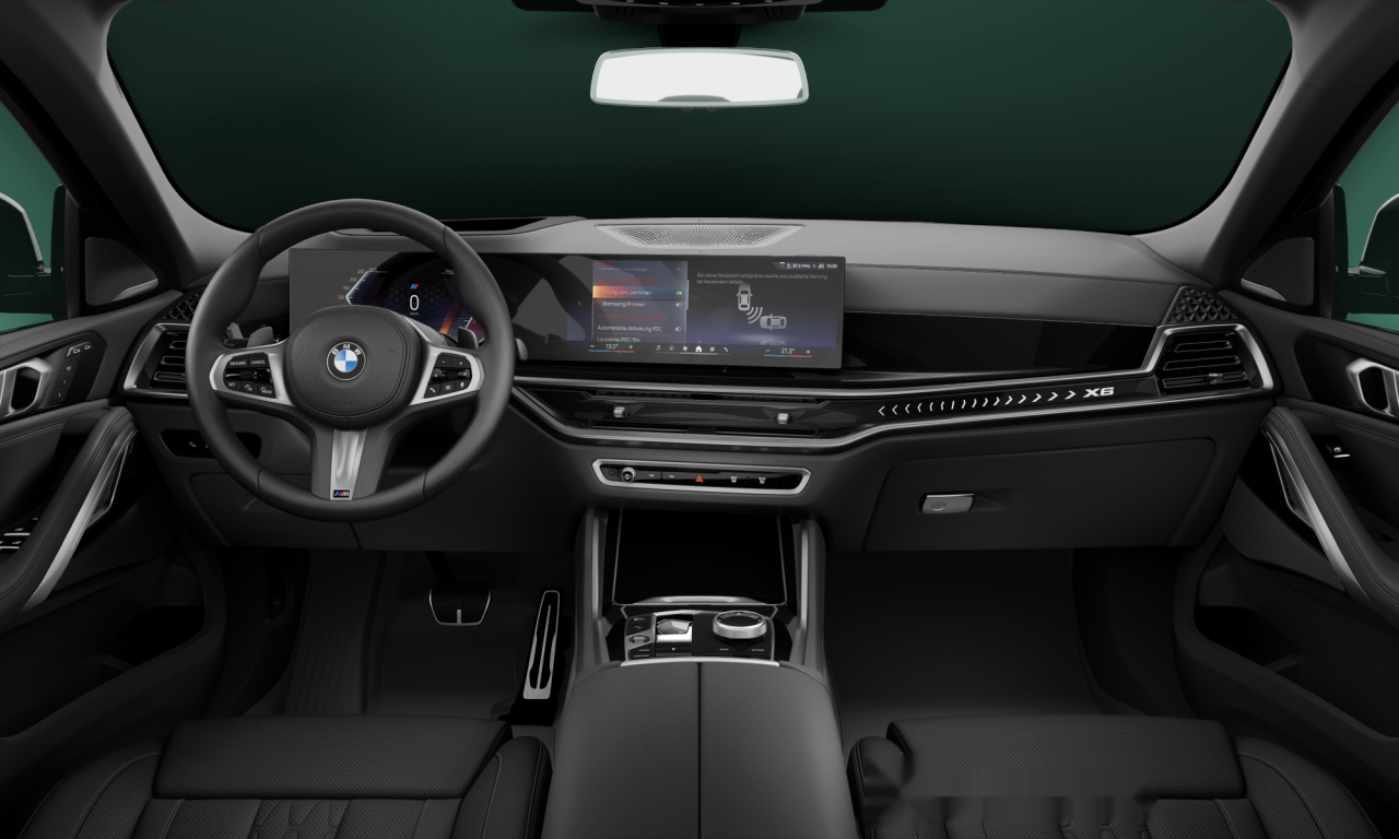 Interior of 2024 BMW X6 xDrive40i M Sport (G06 (MUE)), VIN WBA31EX02S9Y27555