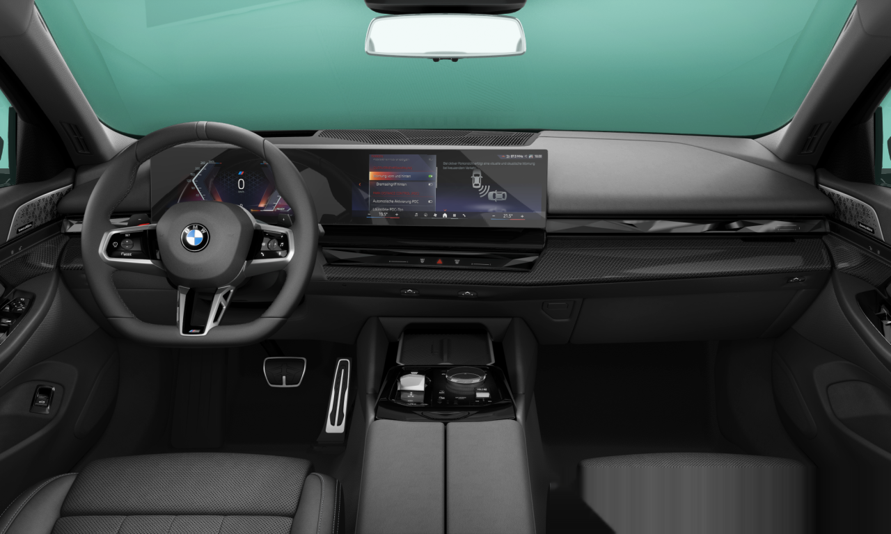 Interior of BMW 540d xDrive (G60), VIN WBA31FL090CW68237