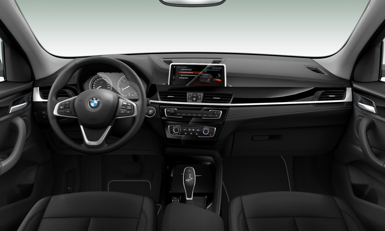 Interior of BMW X1 sDrive18i (F48 (MUE)), VIN WBA32AA0505U17223