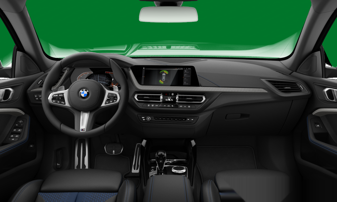 Interior of BMW 220i (F44), VIN WBA32AK0X07L62660