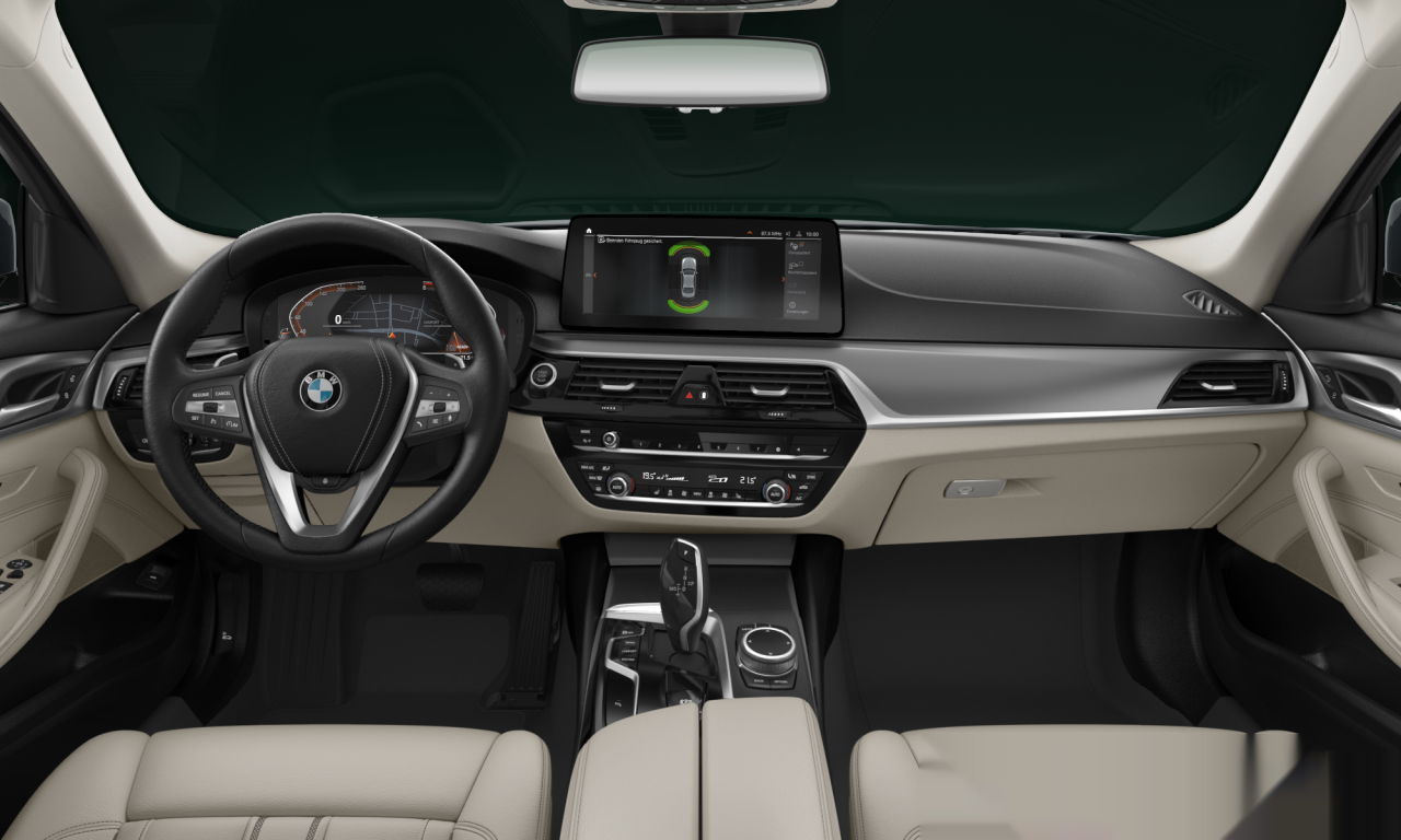 Interior of BMW 520d (G30 (MUE)), VIN WBA32BL050WX13243