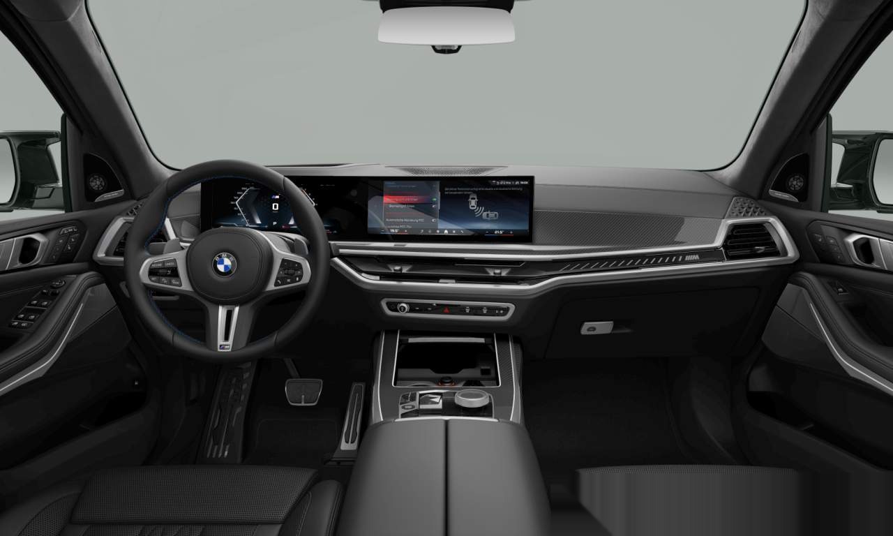 Interior of 2025 BMW X7 M60i xDrive (Sports Activity Vehicle (5 Doors)), VIN WBA32EM0909301387