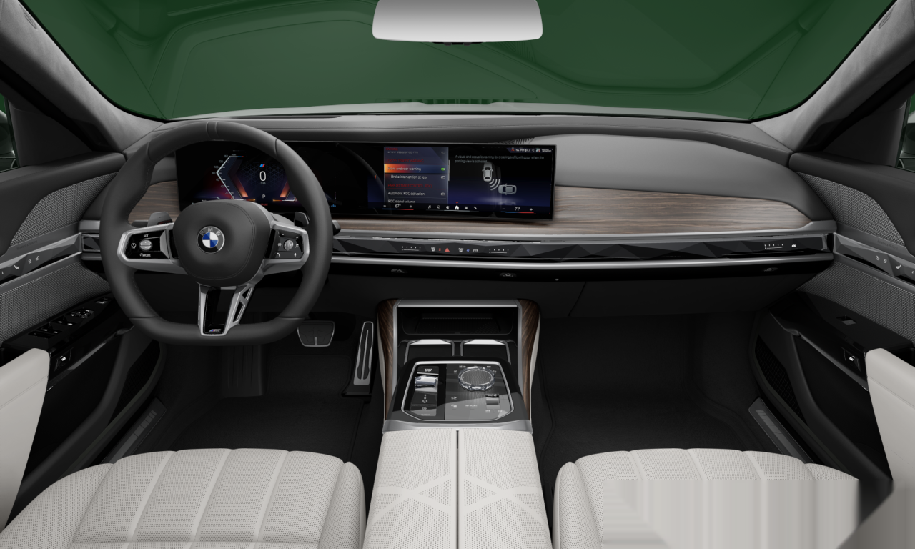 Interior of BMW 760i xDrive (G70), VIN WBA33EJ07TCX53640