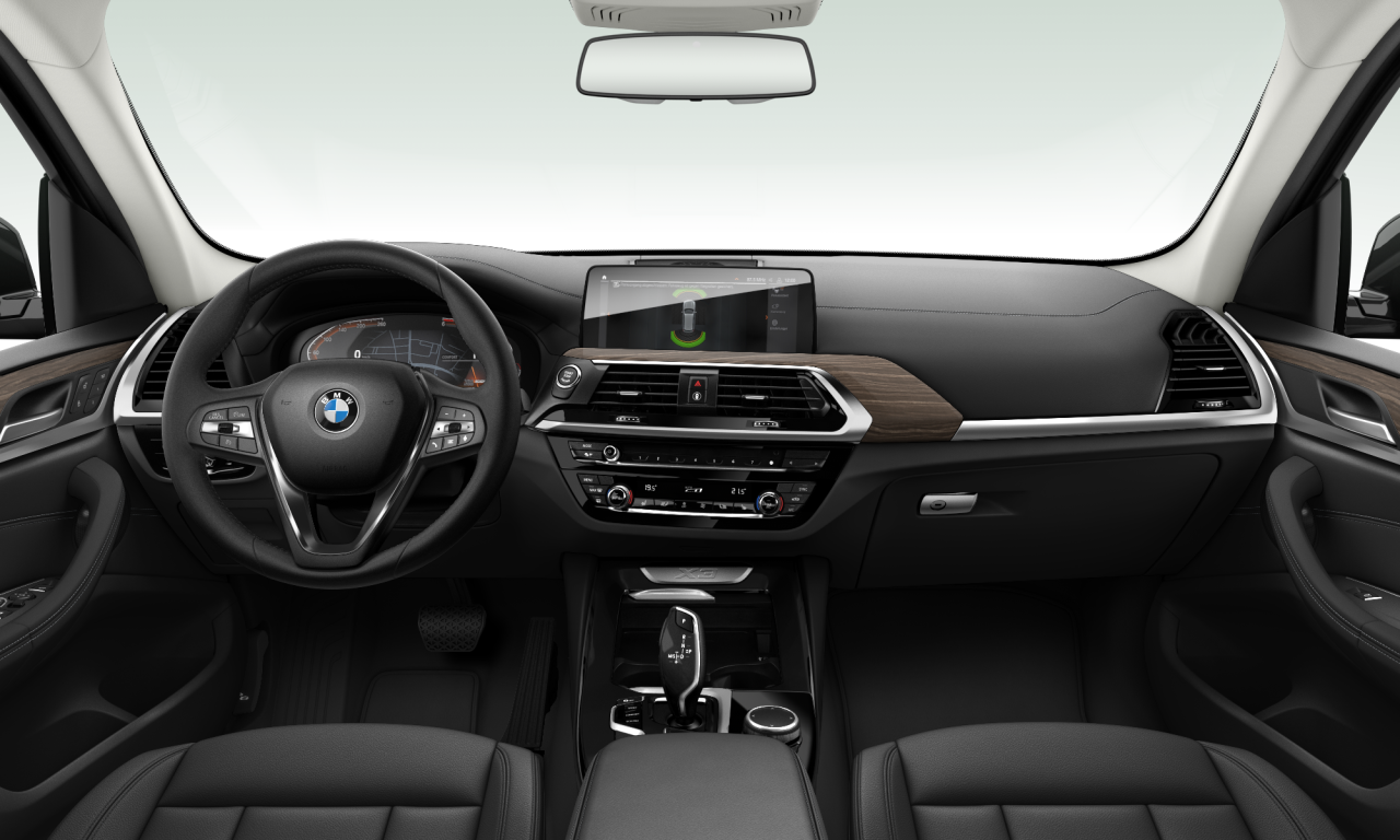 Interior of 2021 BMW X3 xDrive20d (G01), VIN WBA35BG010N085494