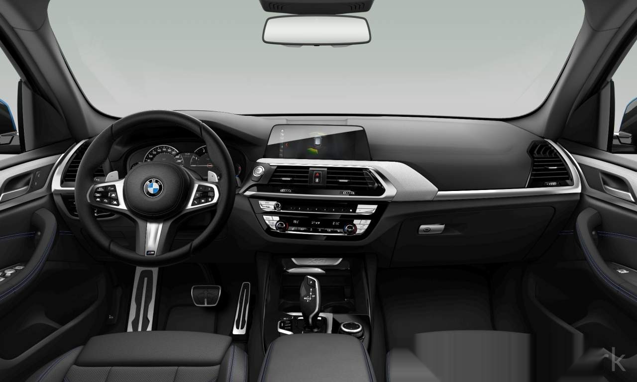 Interior of BMW X3 xDrive20d (Sports Activity Vehicle (5 Doors)), VIN WBA35BG020N072690