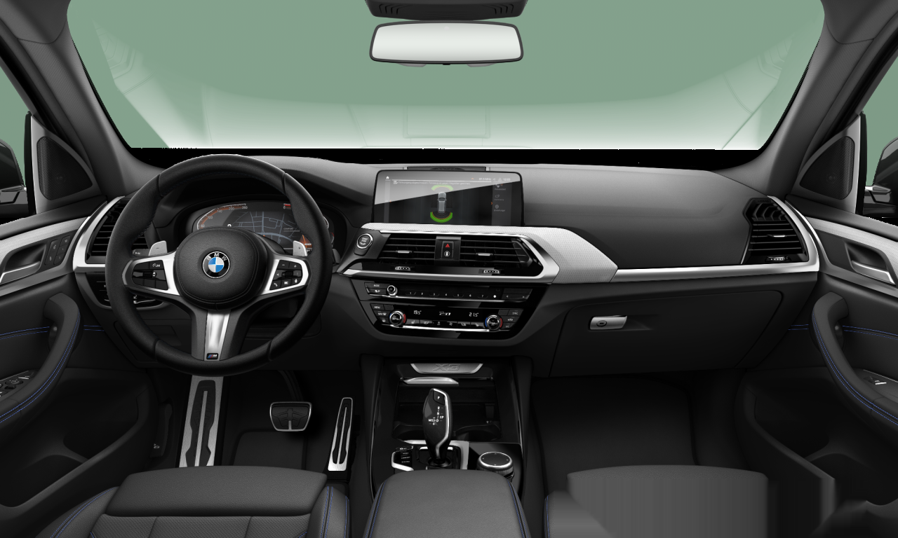 Interior of BMW X3 xDrive20d (G01), VIN WBA35BG020N111794