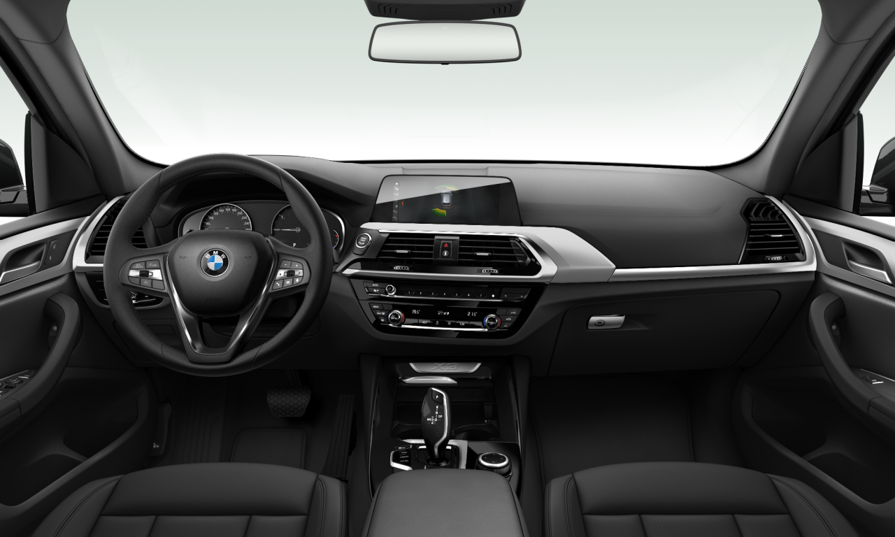 Interior of 2021 BMW X3 xDrive20d (G01), VIN WBA35BG060N108557