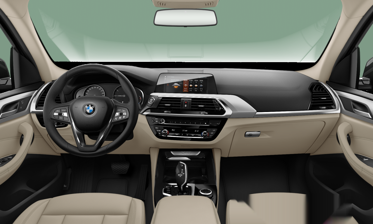 Interior of BMW X3 xDrive20d (G01), VIN WBA35BG080N108964