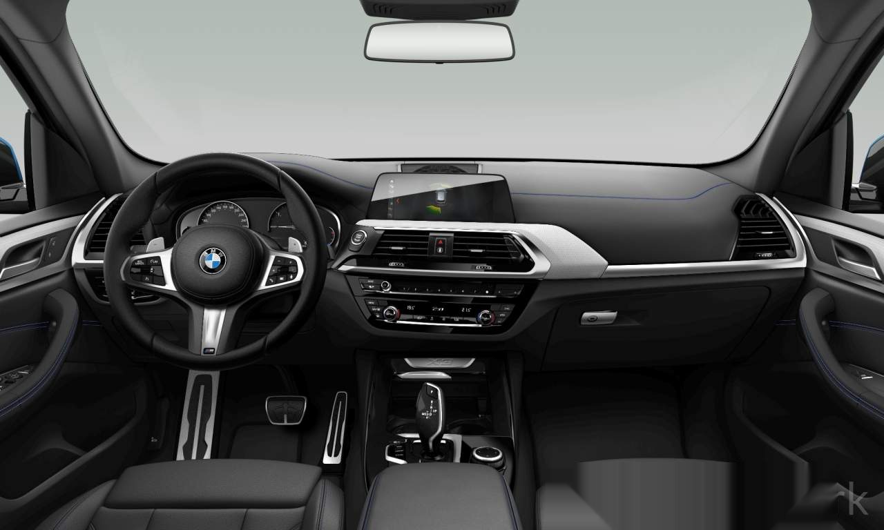 Interior of BMW X3 xDrive20d (Sports Activity Vehicle (5 Doors)), VIN WBA35BG090N084495