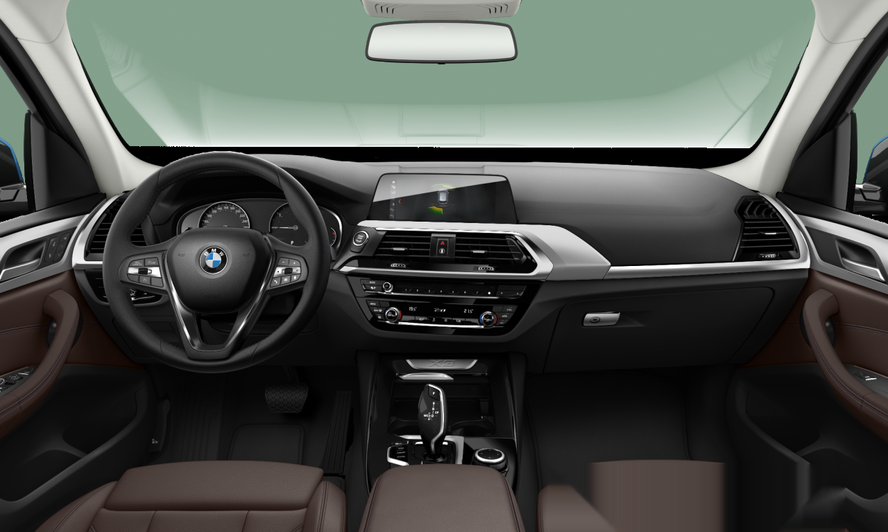Interior of 2021 BMW X3 xDrive20d (G01), VIN WBA35BG090N088160