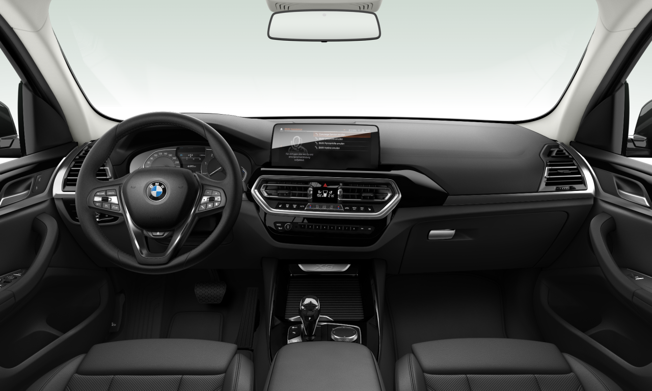 Interior of 2021 BMW X3 xDrive20d (G01 (MUE)), VIN WBA35BZ000N137419