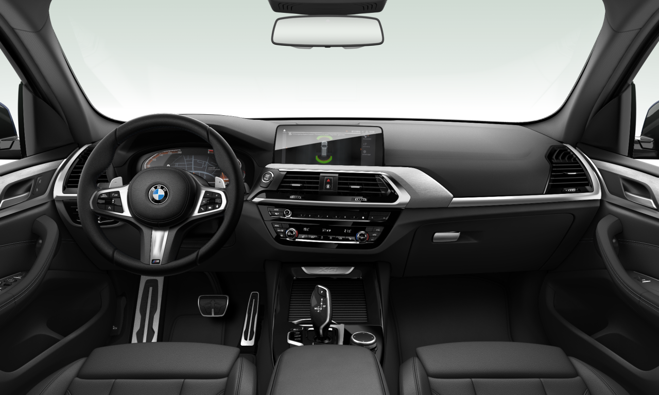 Interior of BMW X3 xDrive20d (G01), VIN WBA36BG020N086991