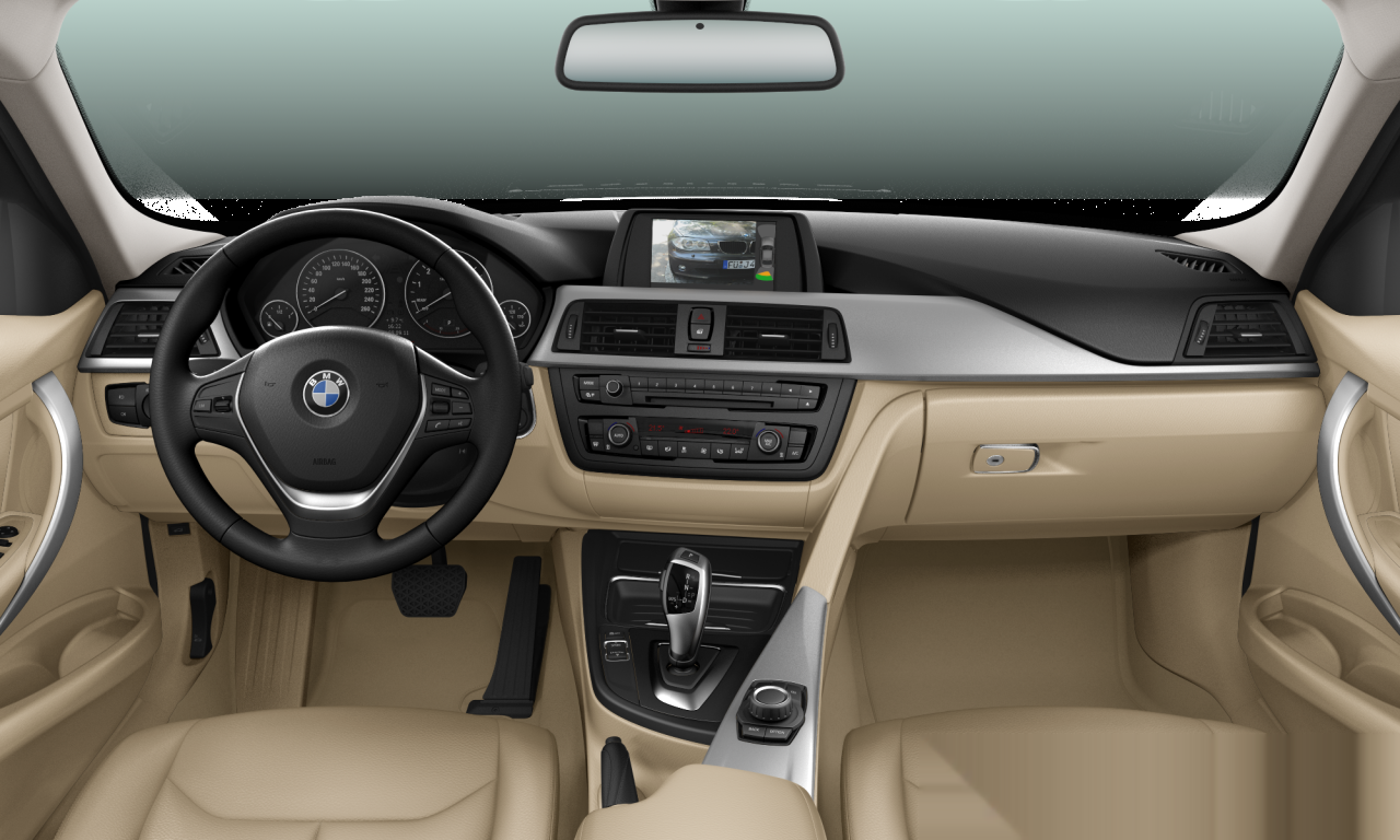 Interior of BMW 316i (F30), VIN WBA3A1100DJ605728