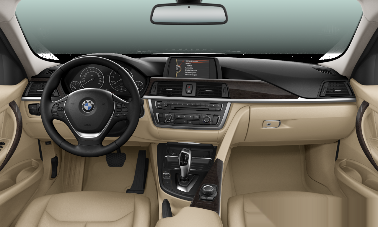 Interior of BMW 316i (F30), VIN WBA3A1102FJ613588