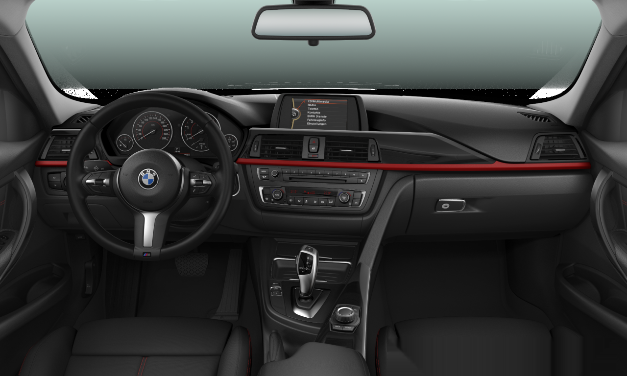 Interior of BMW 316i (F30), VIN WBA3A11040J613115