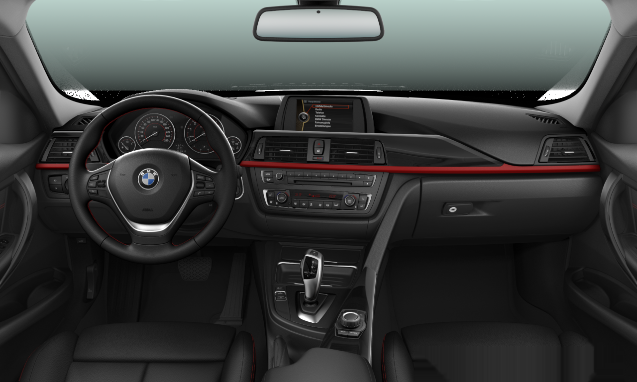 Interior of BMW 316i (F30), VIN WBA3A1108CJ600257