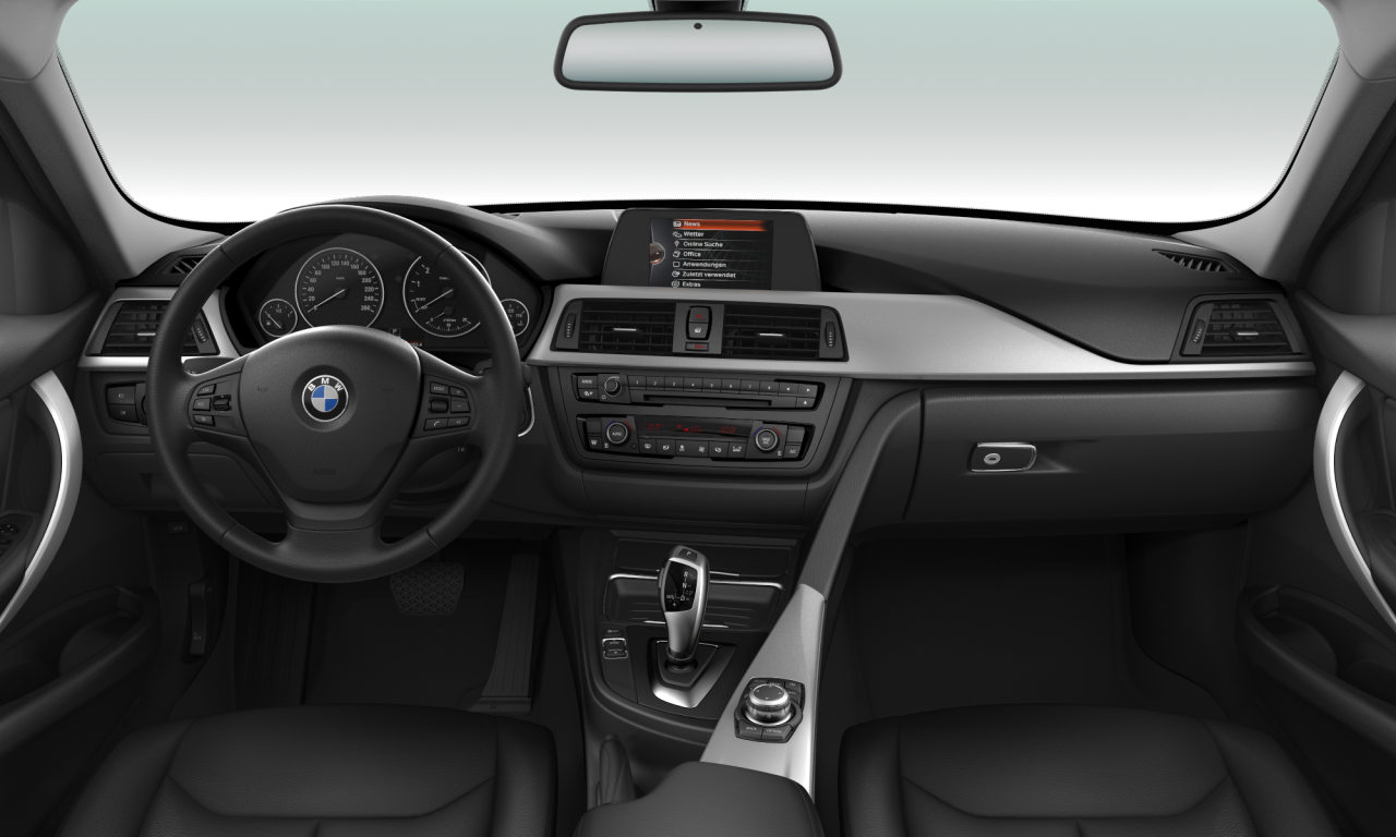 Interior of 2020 BMW 316i (F30), VIN WBA3A16010NS38186