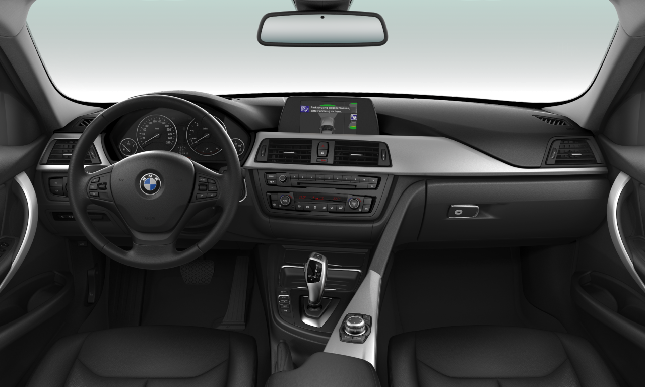 Interior of 2020 BMW 316i (F30), VIN WBA3A16070NS36832