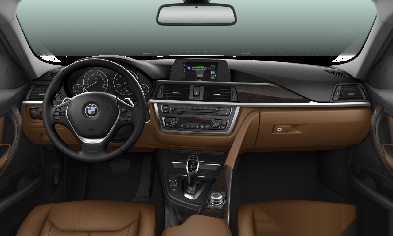 Interior of 2020 BMW 328i (F30), VIN WBA3A56000NP02544