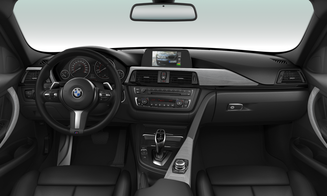 Interior of 2020 BMW 328i (F30), VIN WBA3A56000NR04719