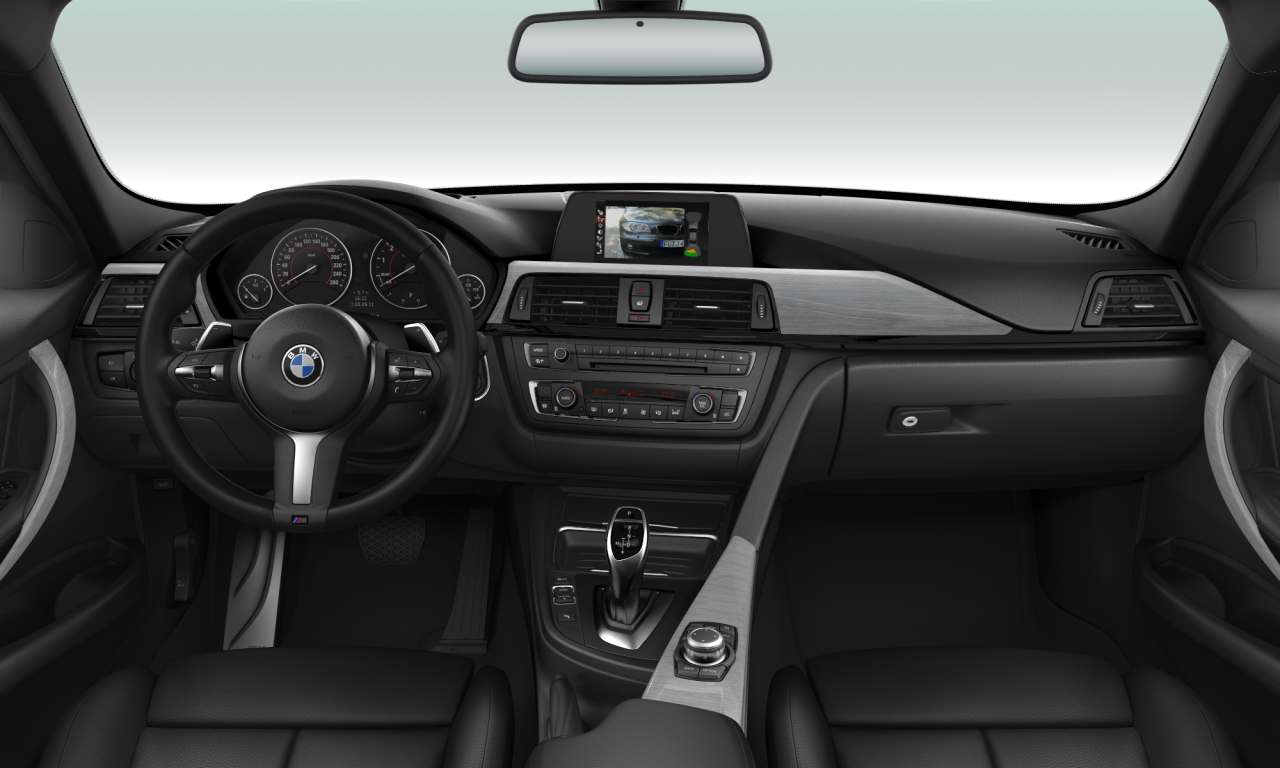 Interior of 2020 BMW 328i (F30), VIN WBA3A56010NR03773