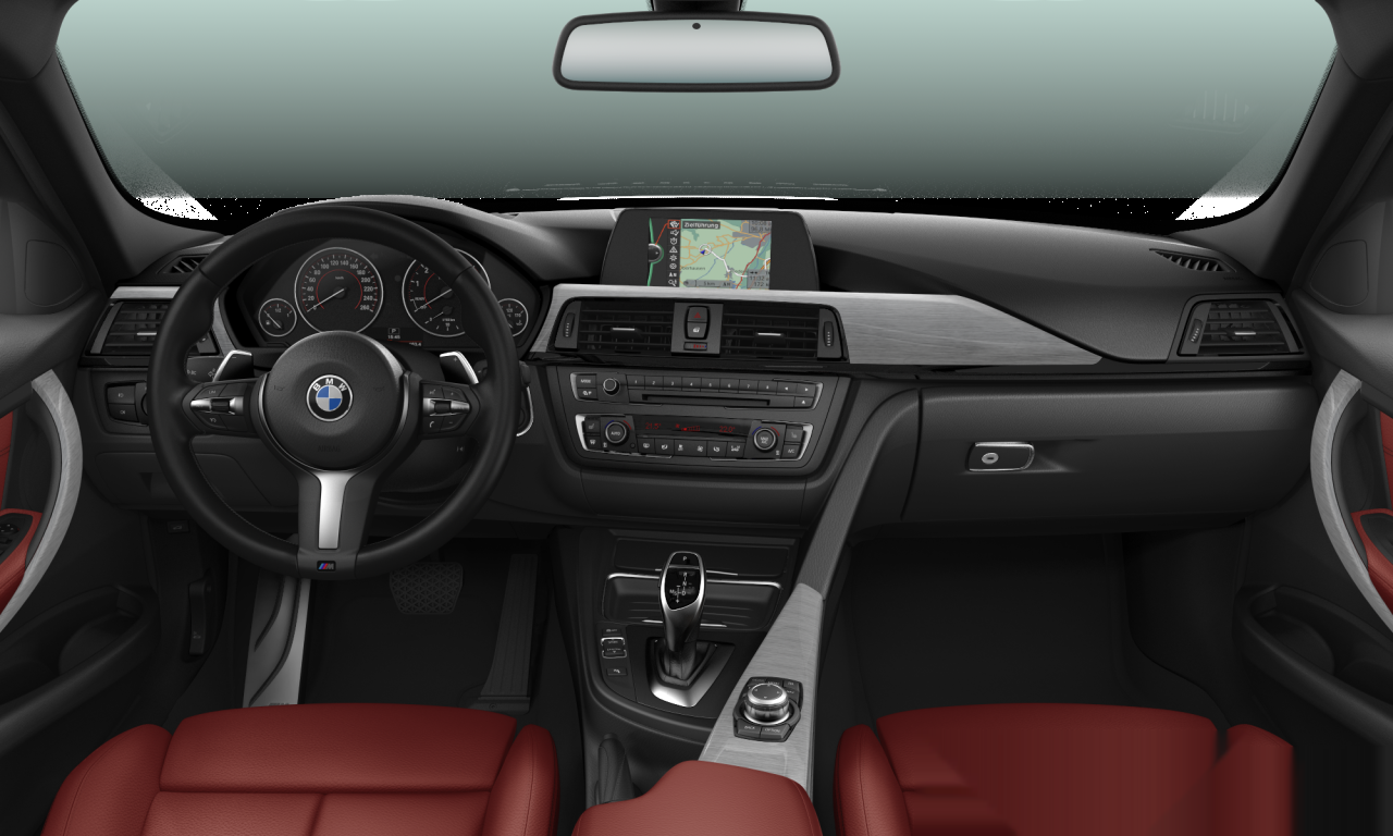 Interior of 2020 BMW 328i (F30), VIN WBA3A56020NR04771