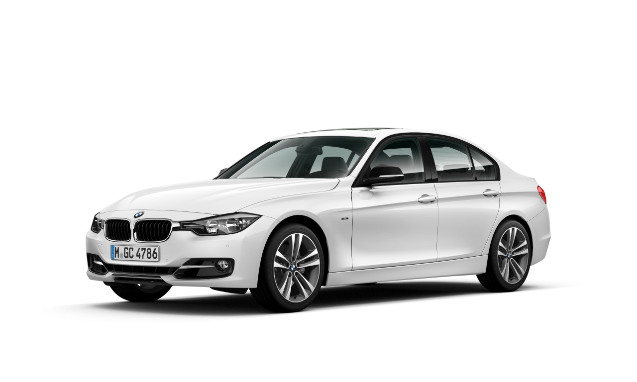 Exterior of 2020 BMW 328i (F30), VIN WBA3A56070NP03531