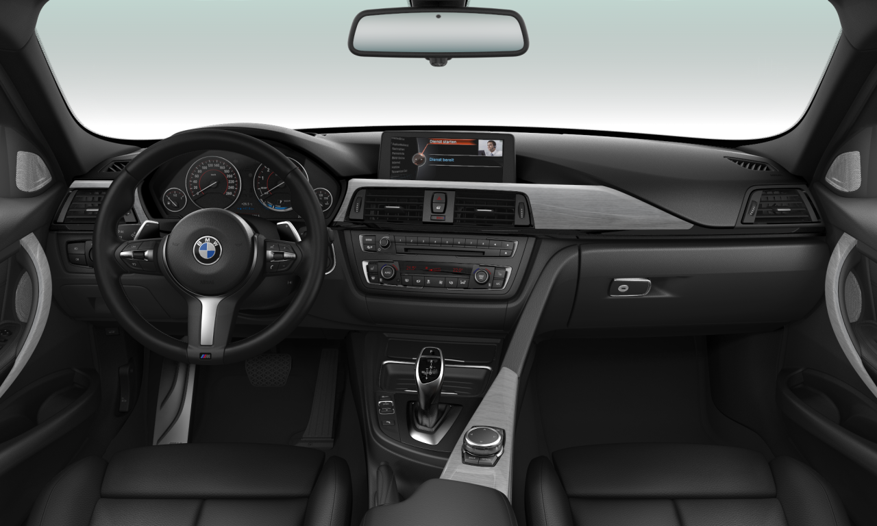 Interior of BMW 335i (F30), VIN WBA3A92060F291089