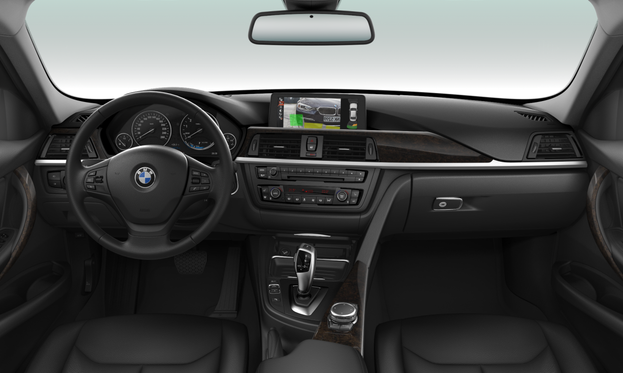 Interior of BMW 320i (F30), VIN WBA3B1104EK094033