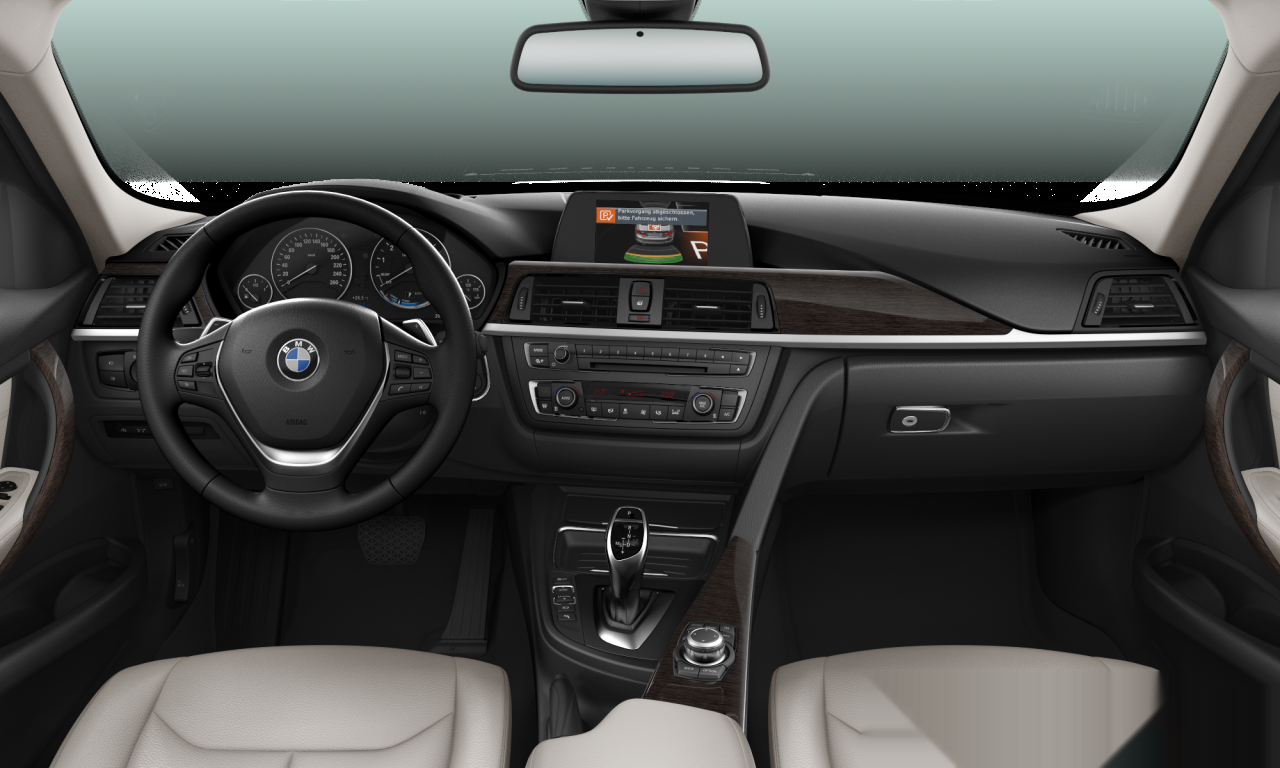 Interior of BMW 320i (F30), VIN WBA3B16000NS57874