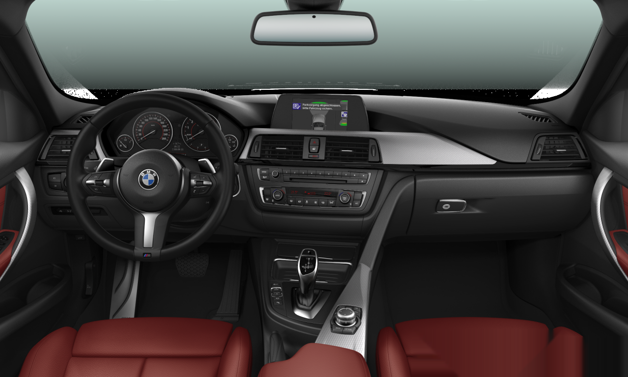 Interior of 2020 BMW 320i (F30), VIN WBA3B16040NS53259