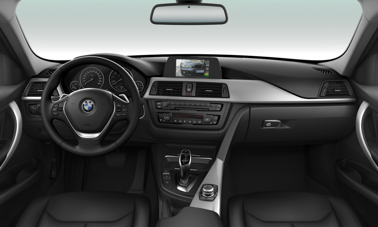 Interior of 2020 BMW 320i (F30), VIN WBA3B16040NS53665