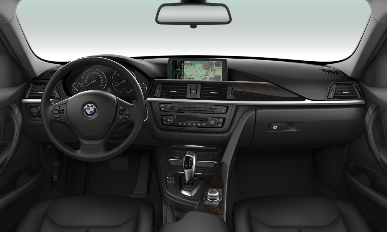 Interior of BMW 320i (F30), VIN WBA3B1C54CF460930