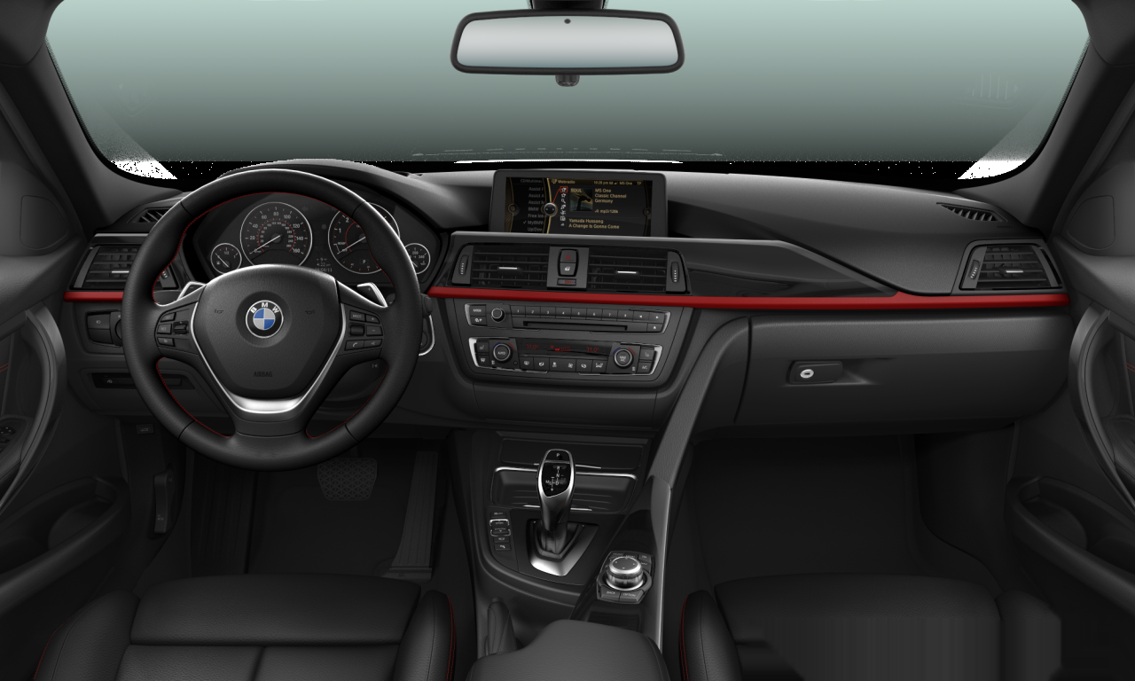 Interior of 2012 BMW 335i xDrive (F30), VIN WBA3B9C54DF585054