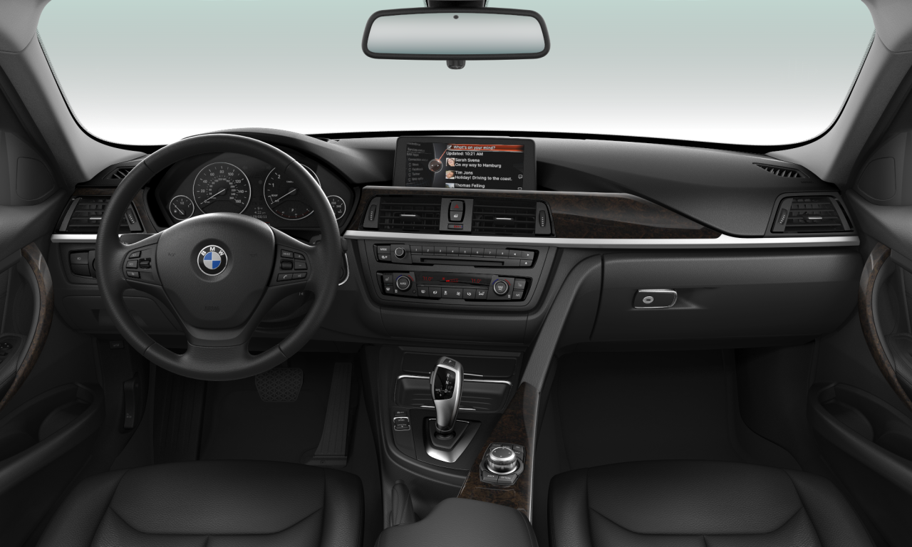 Interior of 2013 BMW 335i xDrive (F30), VIN WBA3B9C57DJ437395