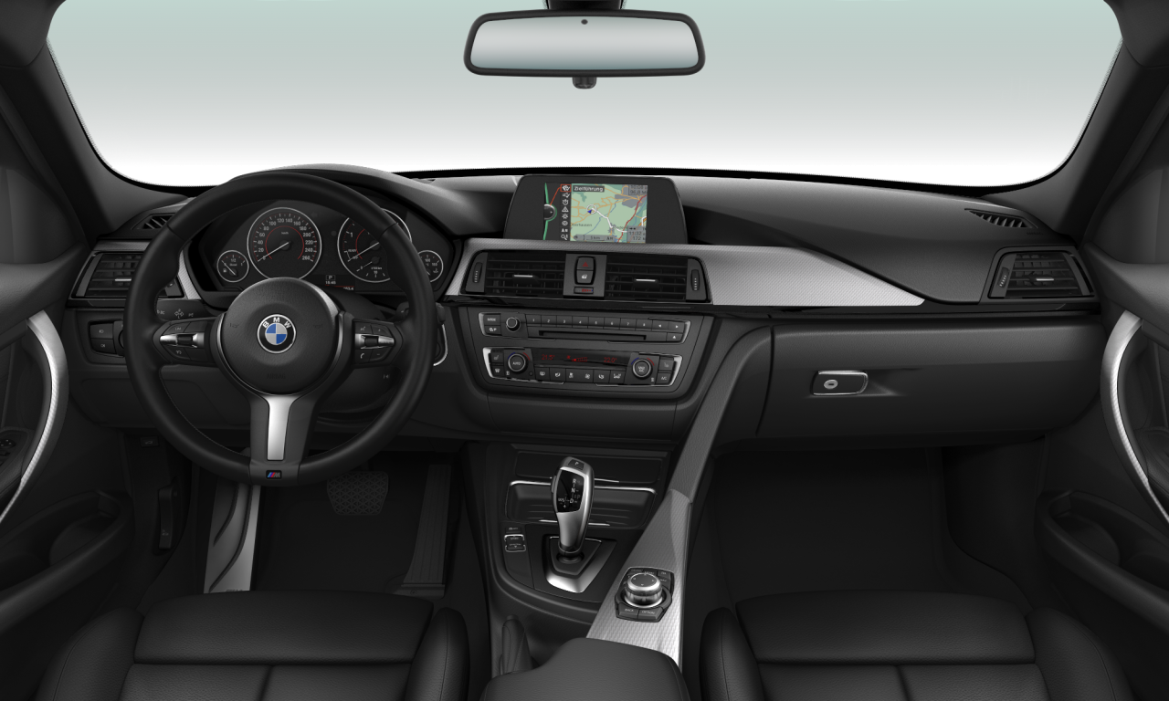 Interior of 2014 BMW 318d (F30), VIN WBA3D12080J789784