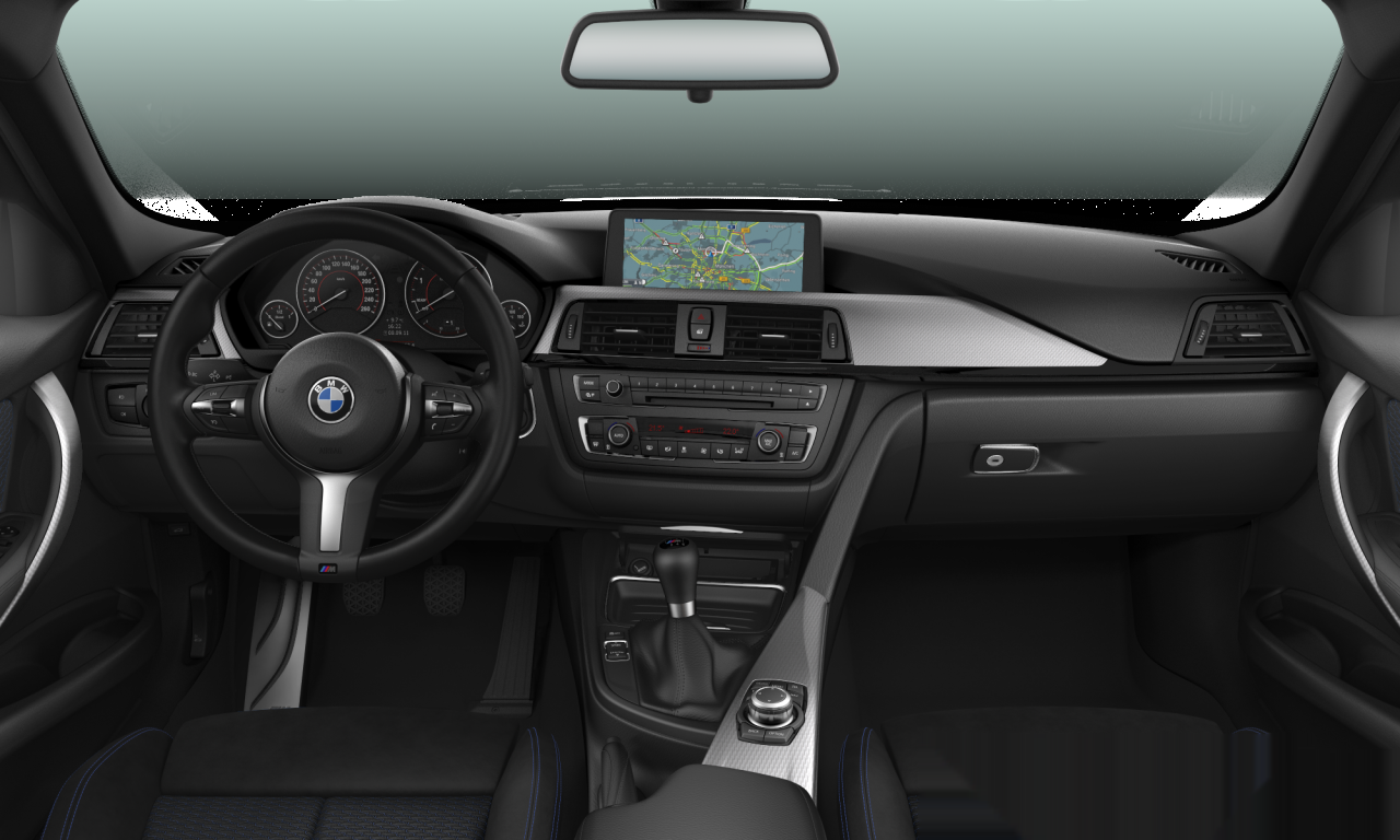 Interior of 2013 BMW 320d (F30), VIN WBA3D31080J306095