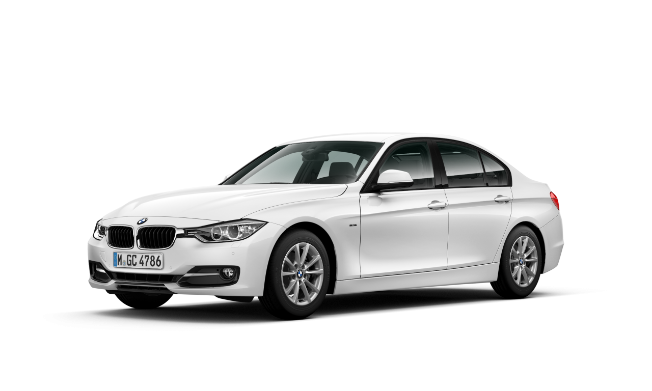 Exterior of 2012 BMW 320d (F30), VIN WBA3D31090J303027