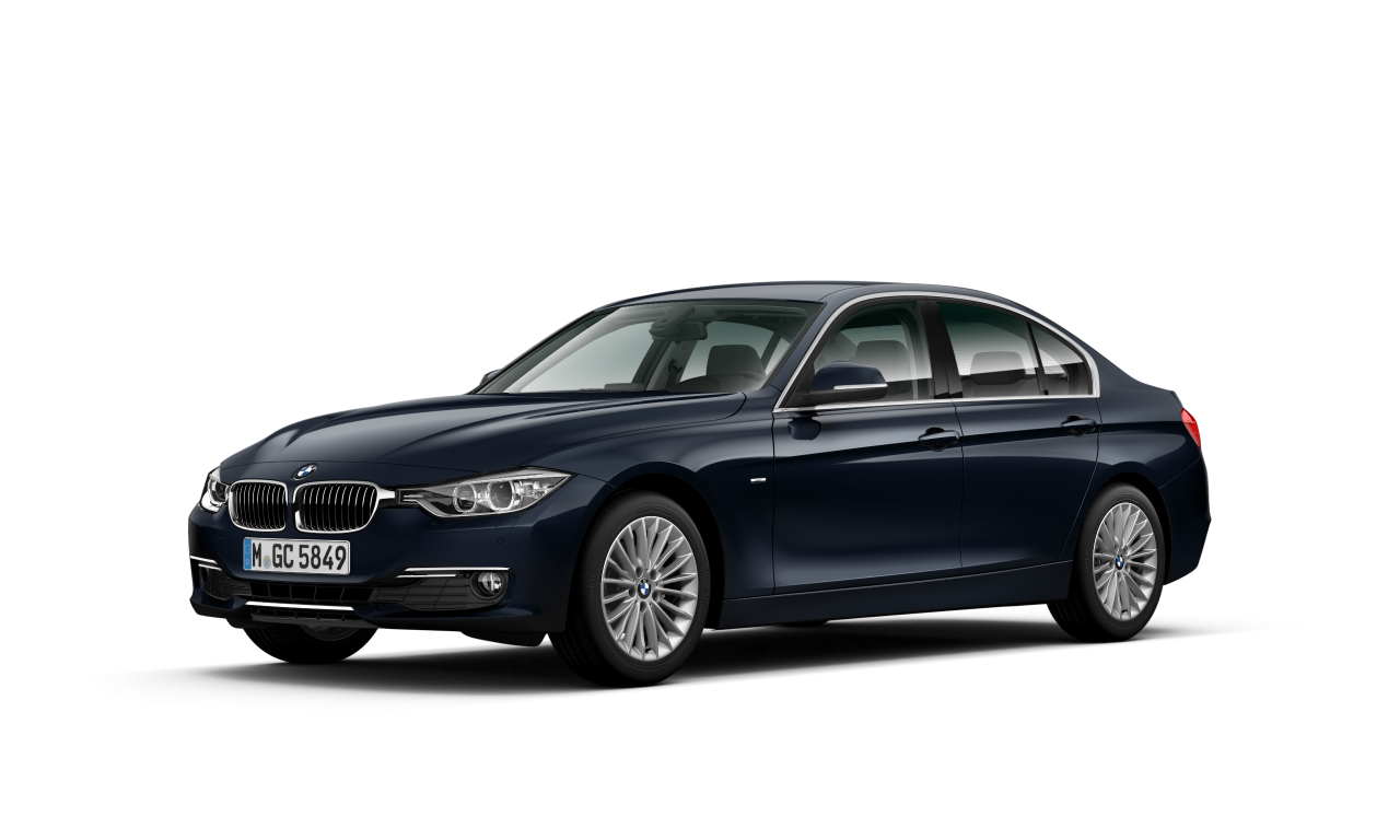 Exterior of 2013 BMW 320d (F30), VIN WBA3D31090J307028