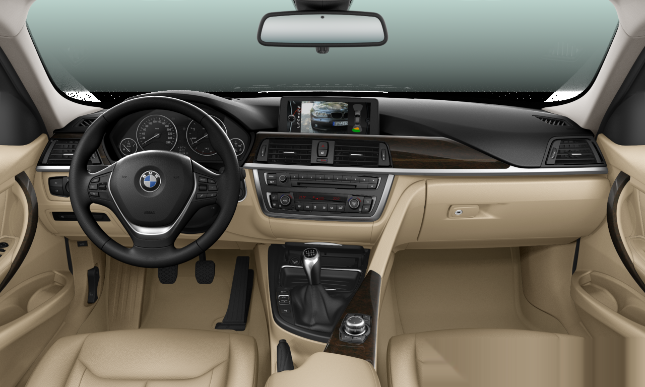 Interior of 2012 BMW 320d (F30), VIN WBA3D310X0J302081