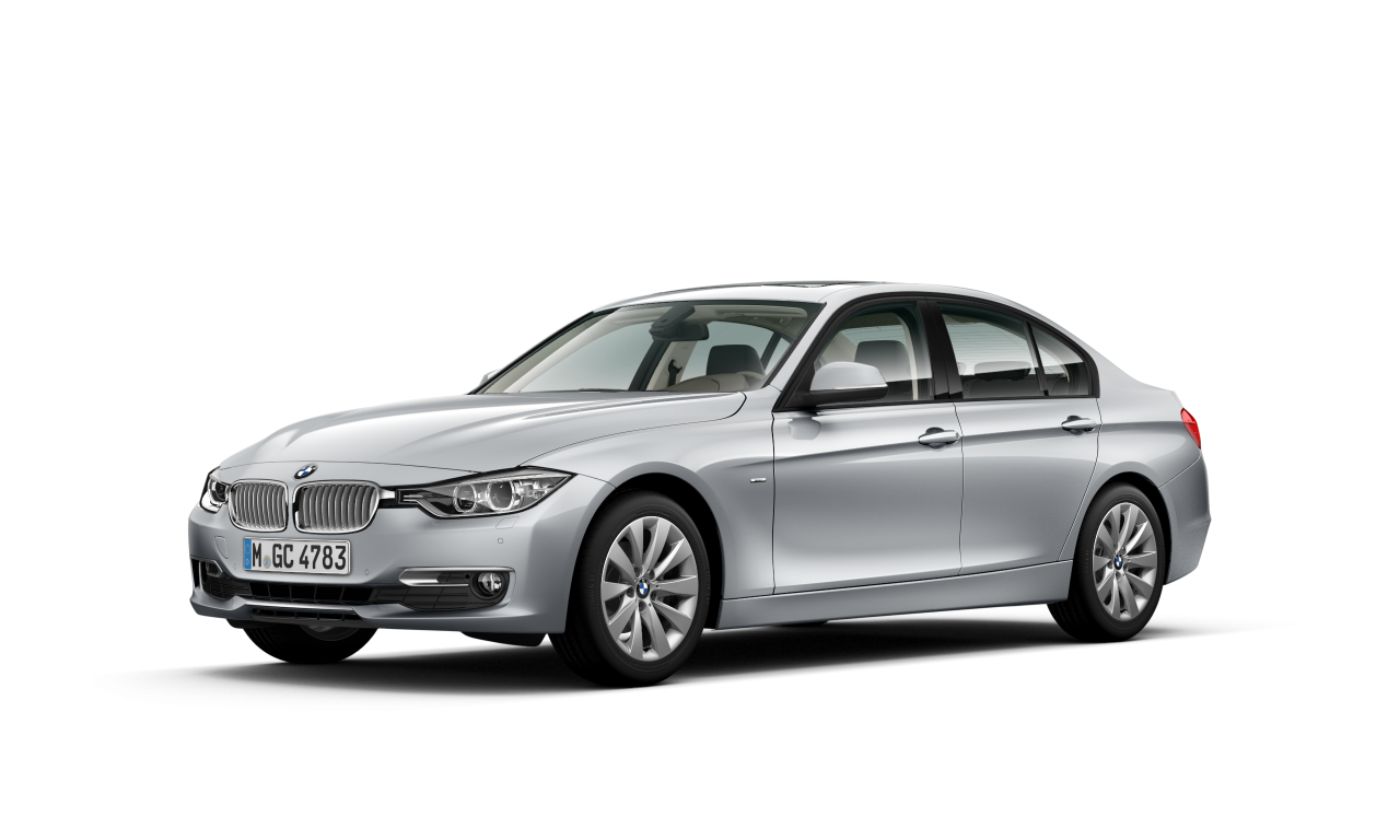 Exterior of 2012 BMW 320d (F30), VIN WBA3D36070NP06585