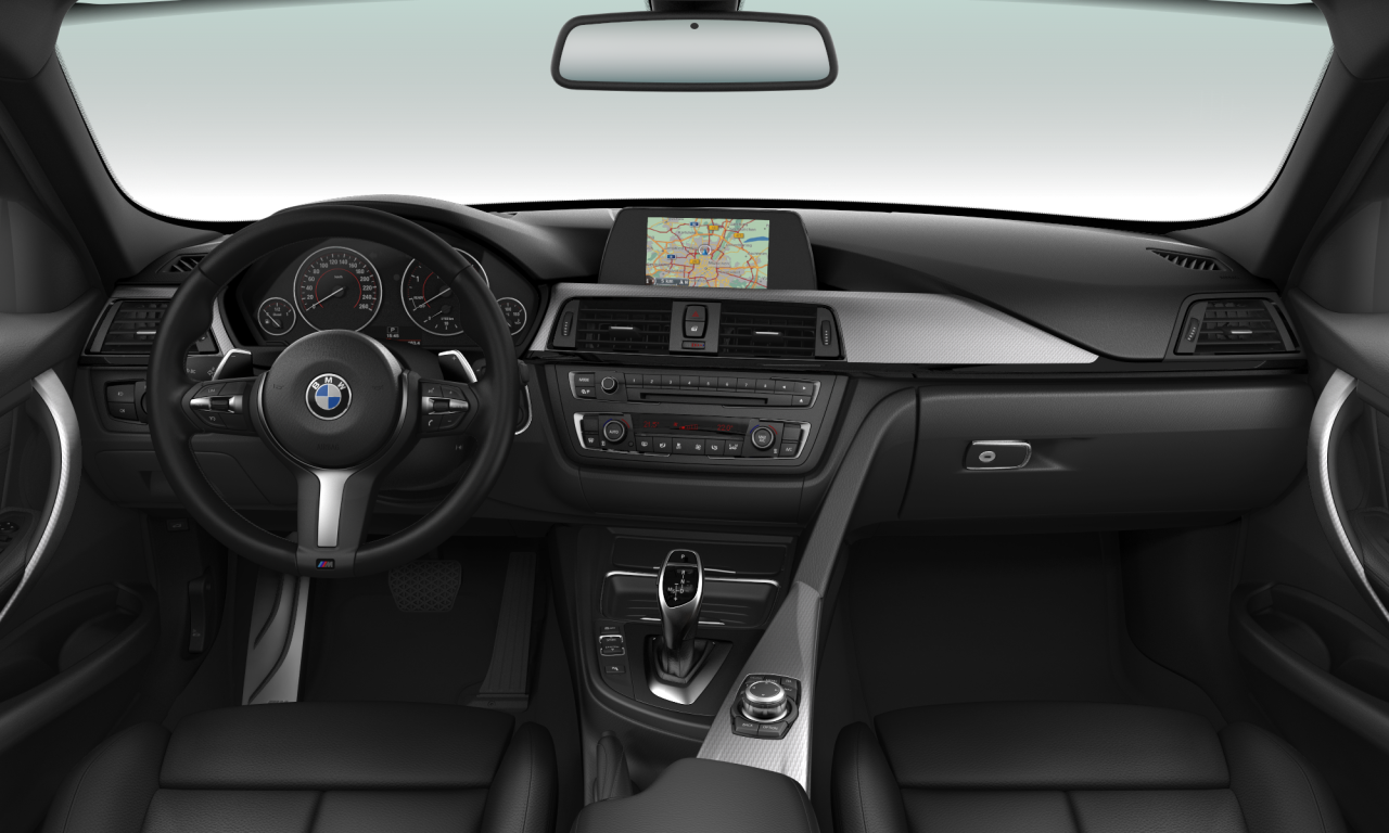 Interior of 2020 BMW 320d (F30), VIN WBA3D36090NS44109