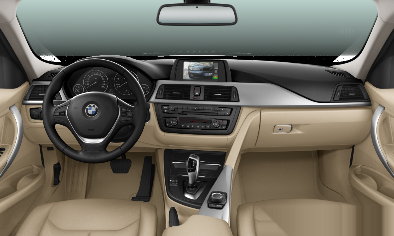 Interior of 2013 BMW 320d xDrive (F30), VIN WBA3D5107EJ456590