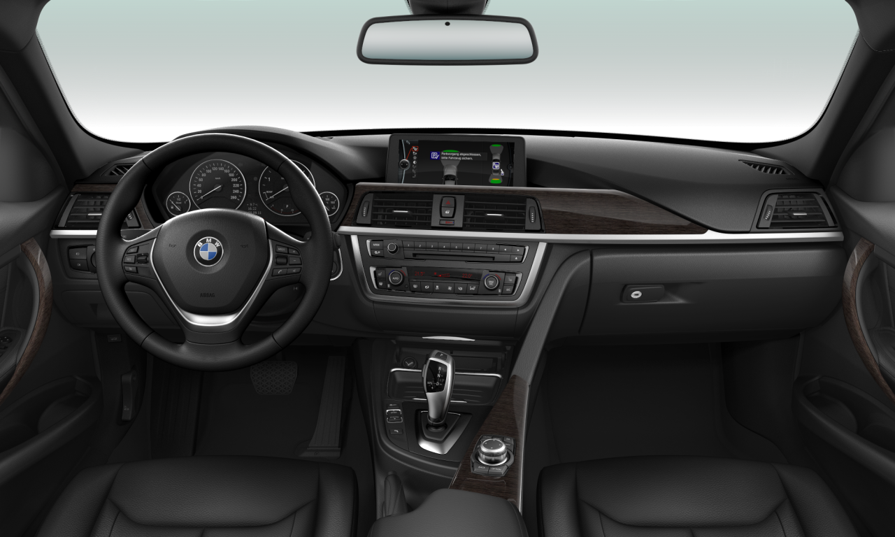 Interior of 2012 BMW 320d EfficientDynamics Edition (F30), VIN WBA3E11000F295565