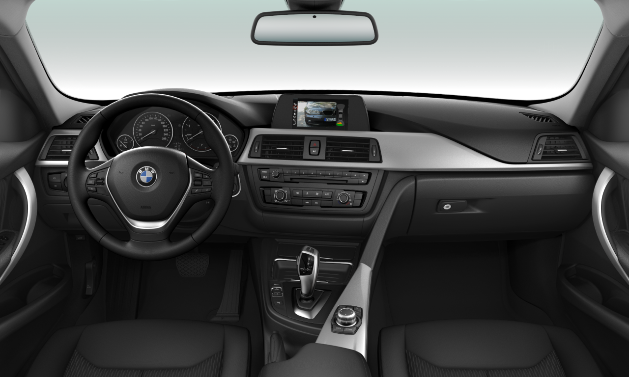 Interior of 2012 BMW 320d EfficientDynamics Edition (F30), VIN WBA3E11000F296232
