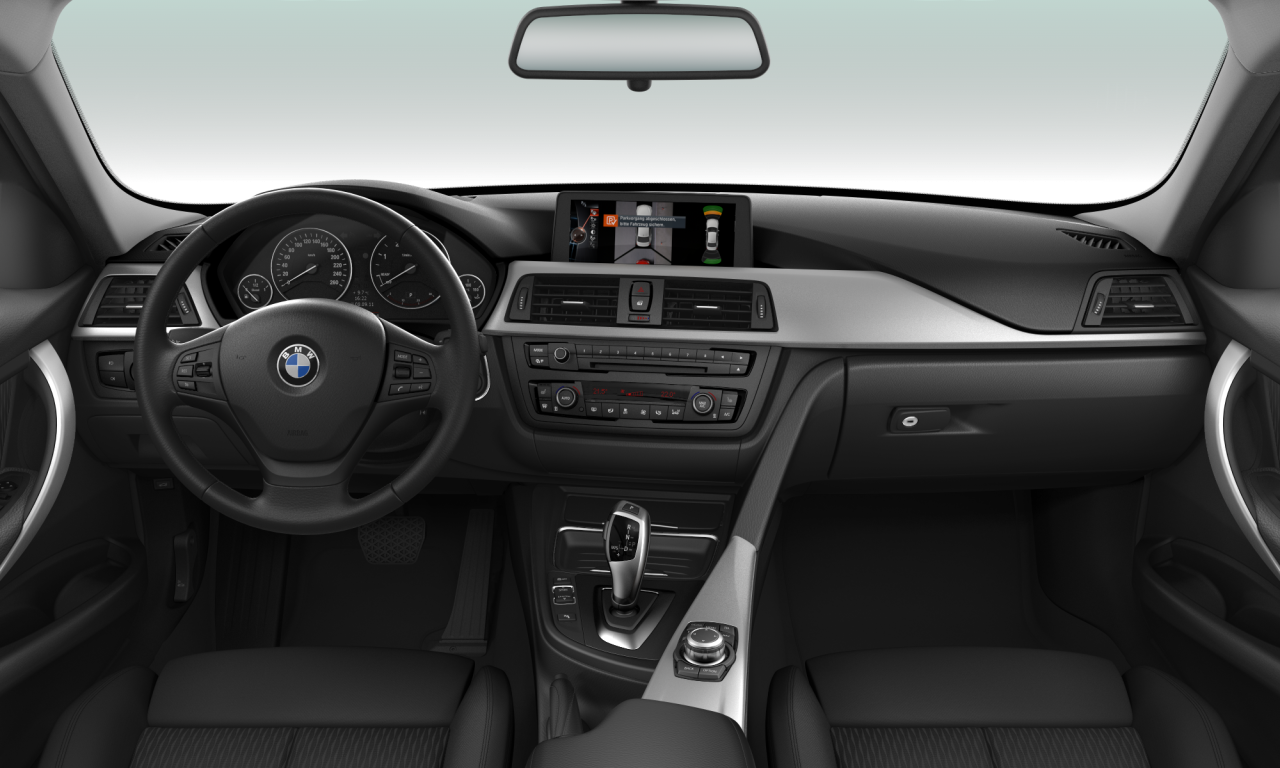 Interior of 2012 BMW 320d EfficientDynamics Edition (F30), VIN WBA3E11060J724818