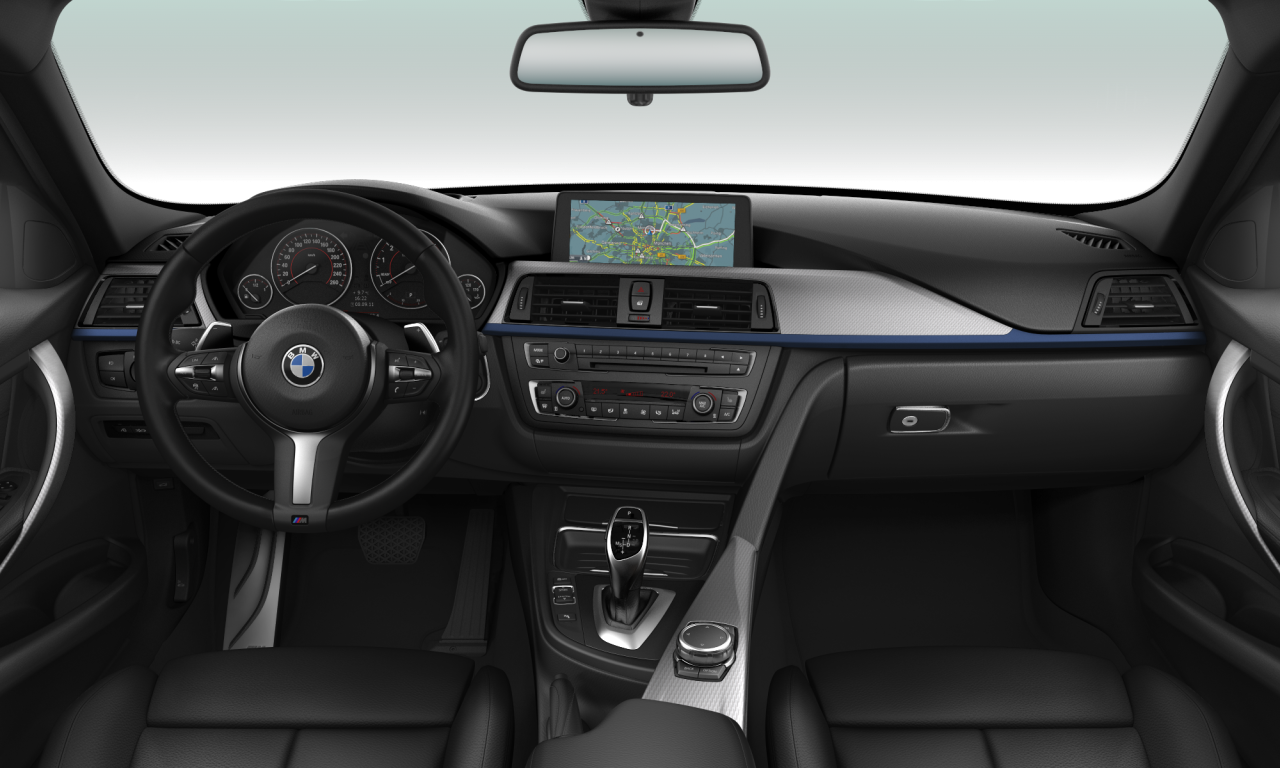 Interior of 2013 BMW ActiveHybrid 3 (F30), VIN WBA3F91090F299383