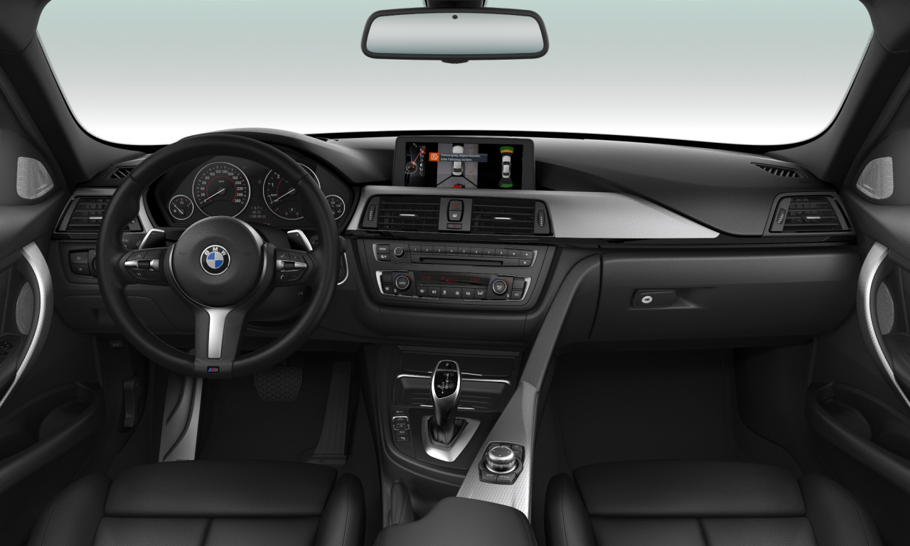 Interior of 2012 BMW ActiveHybrid 3 (F30), VIN WBA3F92080F203581