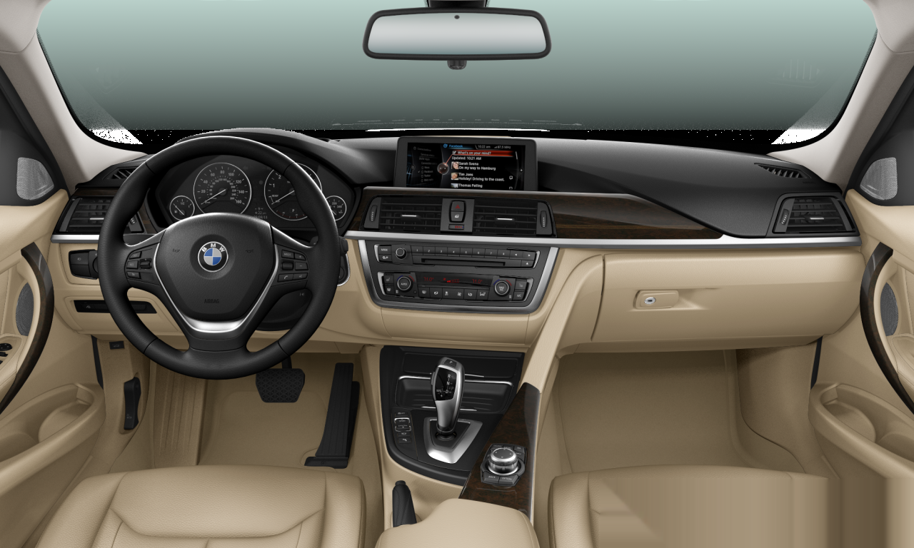 Interior of 2012 BMW ActiveHybrid 3 (F30), VIN WBA3F9C5XDF145330